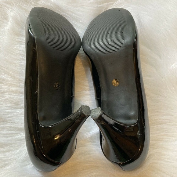 Olsenboye Heels Sz 9 Pumps Shiny Black Career Shoes Business Work Patent Womens - Picture 6 of 8